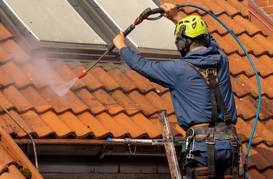 Démoussage et hydrofuge de toiture à Rosières